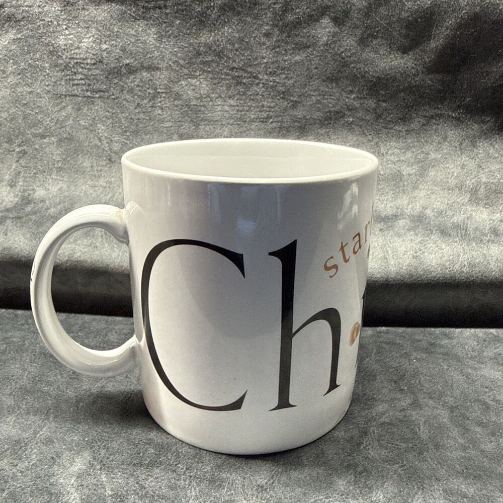 Starbucks City Chicago Architecture Water Tower 1994 Coffee Tea Mug 20oz READ